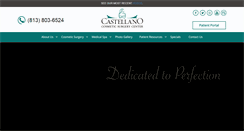 Desktop Screenshot of castellanocosmeticsurgery.com